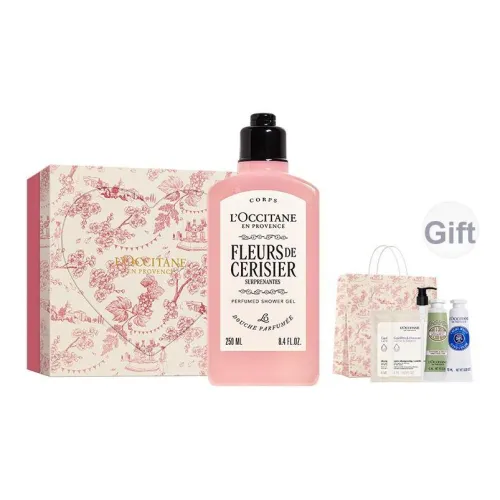 LOCCITANE Dreamy Вишневый цветок Бульвар Гель для ванны Чистка 250 мл Коробка Вишневый цветок