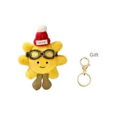 Красная шляпа, стекло, подсолнух, с брелком