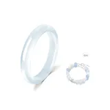 Кошачий глаз матовый синий браслет