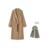 Золотистый цвет, верблюжий (с бесплатным шарфом)