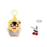 Шарф "Подсолнух" (Включает в себя вязаную ткань, подвеска "Вишня")