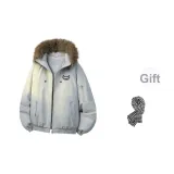 Дракон Ridge Серый [Серый Бархат] с бесплатным шарфом в узор "гусиная лапка"