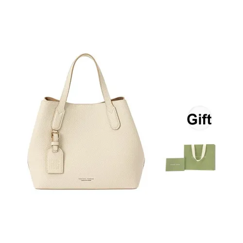 VANESSA HOGAN Vh Classic Series Коровья кожа Сумка через плечо Большая Женская Слоновая серо Экрю