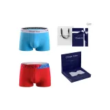 Аксу Длинноволокнистый хлопок Антибактериальный [24 Красный + 16 Светло-синий] Подарочная коробка комплект