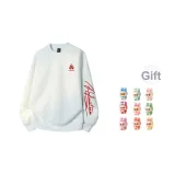 Флисовая подкладка, белый-красный (в комплекте с случайной куклой, сувенирами и украшениями, 1 размер, 591)