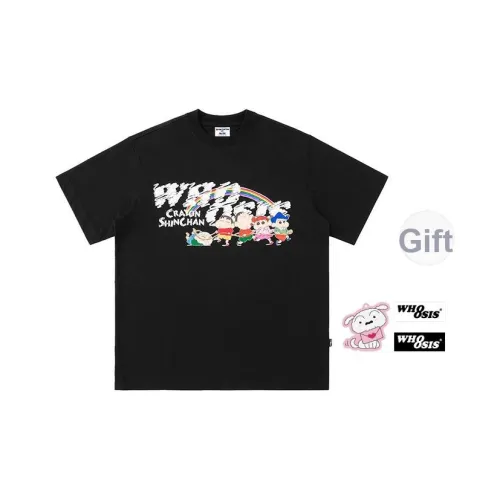 WHOOSIS X Карандаш SHIN Chan Коллаборация Series Унисекс T-рубашки