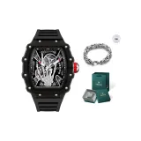 Серебристо-черный