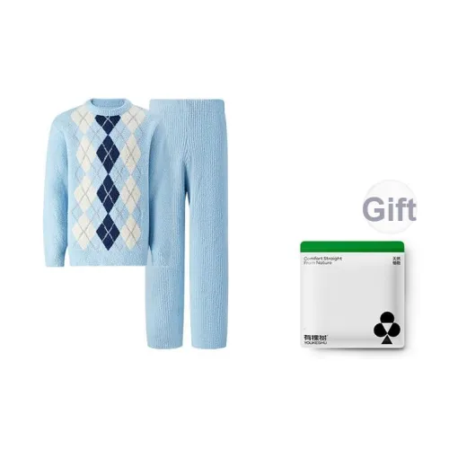 YOUKESHU Мужские пижамные комплекты