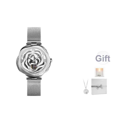 CIGA Design Автоматический Механический Movement Женские R Collection Часы 39,5mm*40mm*9,4mm Серебряные