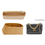 Шанель 19-Side Zipper-Beige