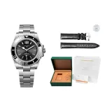 3A357-1 Черный циферблат (В комплекте: Оригинальный ремешок + Зеленая коробка BV PREMIUM + Сумка для покупок)