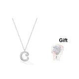 Сверкающий ожерелье с буквой [C]