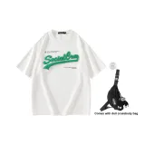 Белый (с подарками, черная сумка через плечо)