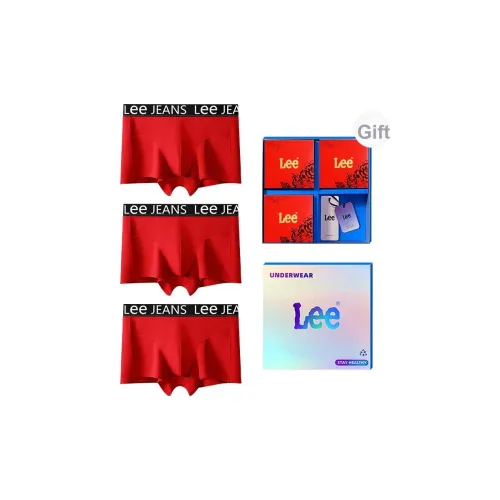 Ли совместный модель Classic 101 Нижнее белье Подарочная коробка Мужской 3 упаковки