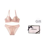 Розовый кожаный комплект одежды + [Коробка ко Дню Святого Валентина]