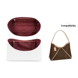 Сумка Carryall Белая с подкладкой (изогнутый стиль, бумага DuPont)
