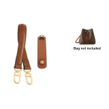 Коричневый 37 см портативный плечевой ремень + коричневый набор накладок для плеч с функцией снятия боли