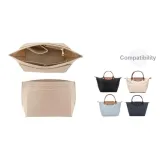 [Бежевый Открытый Верх Стиль 3D Эффект Поддержка Сумка] Войлочная Подкладка