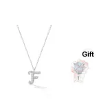 Сверкающий ожерелье с буквой [F]