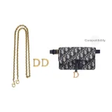 Dior Ремень, Антично-золотая Цепочка 120 см [С подарками: 1 пара Антично-золотых Пряжек]