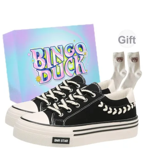 BINGO DUCK Low-Top Canvas Shoes Women's
