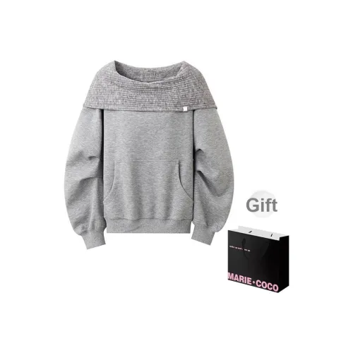 MARIE·COCO Off The Shoulder Свитшот Женские Свитшоты