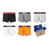 Коробка 5 пачек (Черный + Серый, Зеленый + Светло-серый, Белый + Оранжевый)