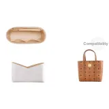 MCM Корзинка Сумка Мини-Yqing Бежевый, Карман на молнии, Стиль Позиционирование