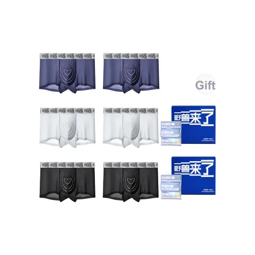 YESHOULAILE Boxers Мужские 3 упаковки коробка