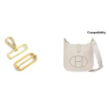 [Молочный коктейль Белый Золотистый Застежка] Золотая Укороченная Регулируемая Застежка