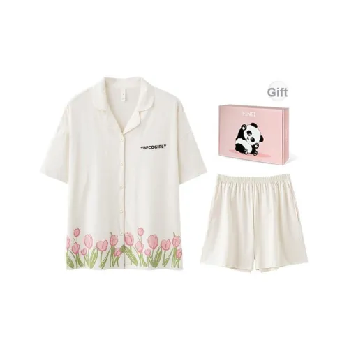 FINEI Белый Женские Пижамные Комплекты