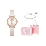 Шампанское Ремень [Розовое Сердце Коробка + Браслет с Глицинией]