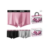 Светло-розовый, черный + средний, фотиния, серый, розовый + черный (подарочная коробка, набор 2)