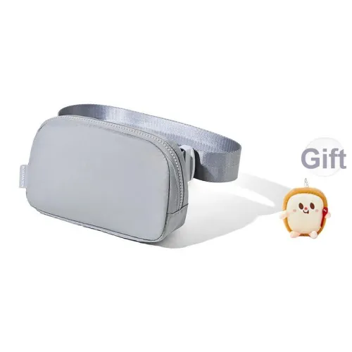 BOSTANTEN Ткань Обхват талии Сумка Грудь Сумка Маленький Унисекс Черный серый