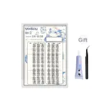 Дракон Серия Лень Трилогия [Клей + Профессиональные Изогнутые Пинцеты]