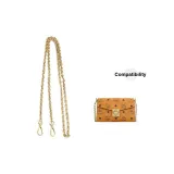 Золотистый, двойная пуговица, 100 см