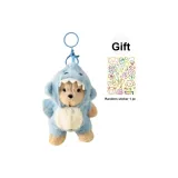 Синие пижамы акулы с медведем *В комплекте с случайными наклейками*