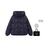 Темно-синий, синий, с подарками резинка для волос + сумка для покупок