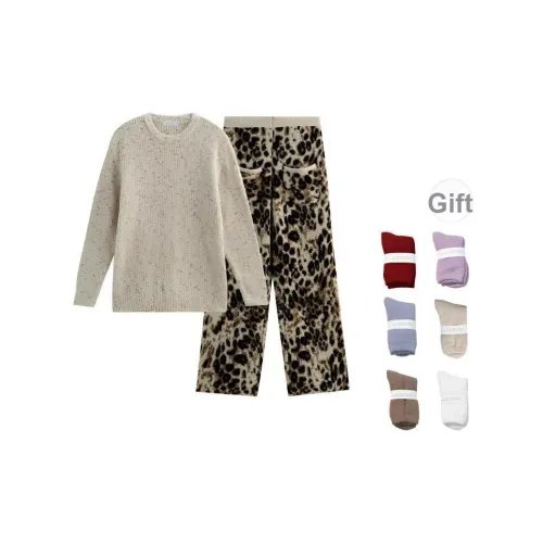 Same Language Пижама Подарочная коробка Женская Светлый Пшеница · TIGRIS Узор