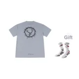 Угольный серый + 1 упаковка баскетбольных носков (стиль позиционирования: случайный цвет)