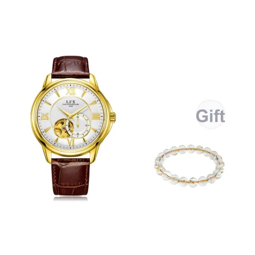 Lao Feng Xiang Elegant Elegance Collection Механическое устройство натуральная кожа ремешок часы для мужчин черный циферблат