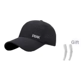 Черные шапки и кепки + белые охлаждающие рукава