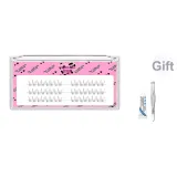 [Одна коробка] Традиционный китайский стиль Имитация веерообразных нижних ресниц 24 кластера + клей и пинцет