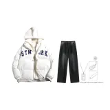 Комплект (Экрю топ + черно-серые штаны) (включает ожерелье)