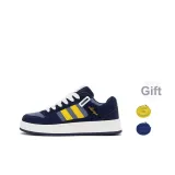 Темно-синий, синий, белый шнурки (в комплекте с 1 упаковкой желто-синих шнурков)