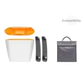 [Комплект из двух частей] Бумага DuPont Подкладка + Угольно-серые накладки на плечи, 2 шт. (Снижение стресса, встроенная память)