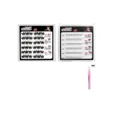 6-рядный неклейкий бархат большой цветочный рулон [верх] + неклейкий маленький пламя [низ] [включает золотой гребень для перьев]