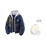 Темно-синий синий (вышитая шляпа) в комплекте с круглым вырезом свитшот