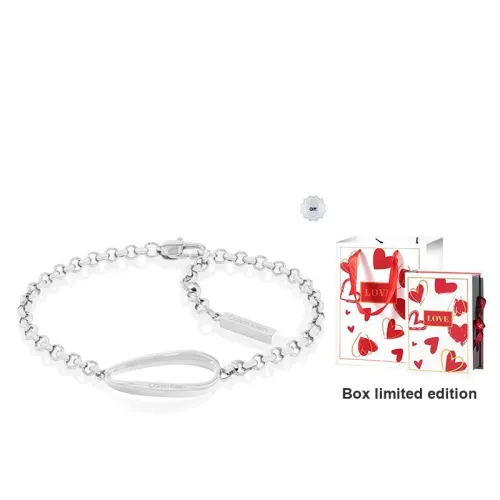 Calvin Klein Браслеты из нержавеющей стали, серебряные, женские