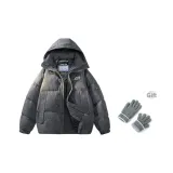 Темно-серый - 90 Флис [Высокое содержание флиса - Бесплатная перчатка включена]